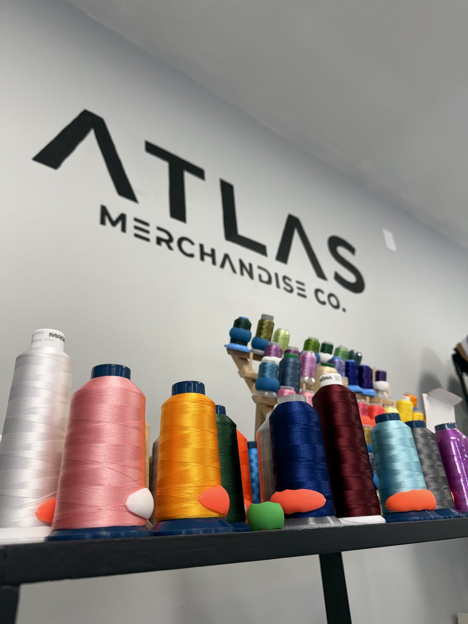 Custom decorated apparel by Atlas Merchandise Co.