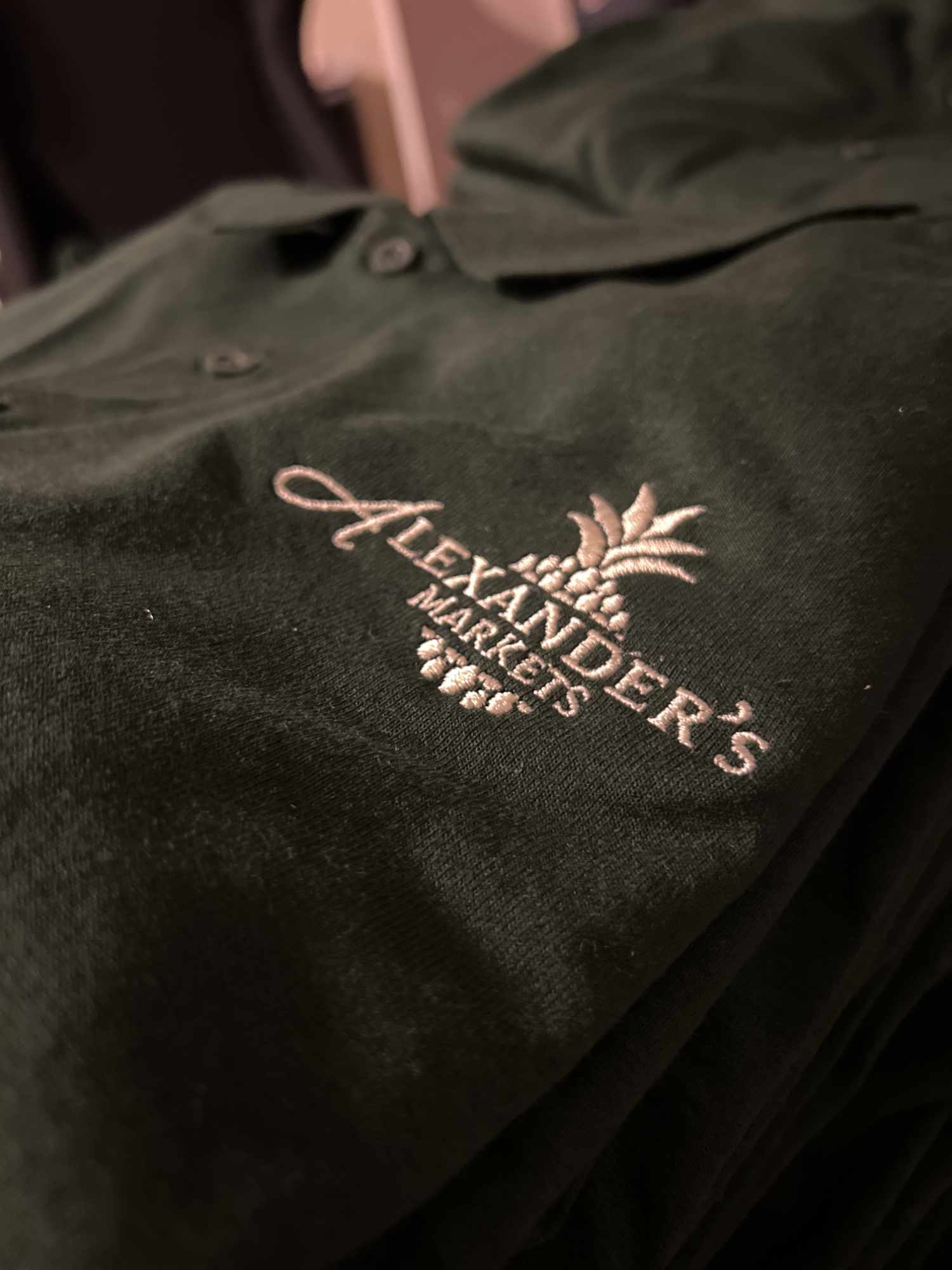 Embroidered polos and work shirts